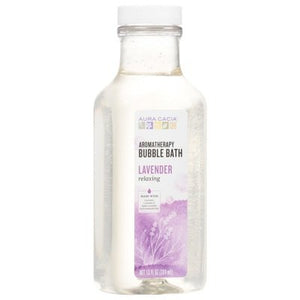 Aura Cacia Bubble Bath Aromatherapy Lavender Relaxing 1/13 OZ [UNFI-CARLISLE #922302] T