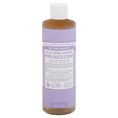 Dr Bronners Pure-Castile Soap 18-In-1 Hemp Lavender Og3 1/16 OZ [UNFI-CARLISLE #109900] T
