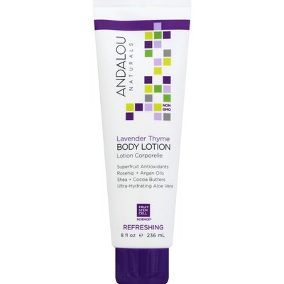 Andalou Naturals Body Lotion Refreshing Lavender Thyme 1/8 OZ [UNFI-CARLISLE #1599687] T