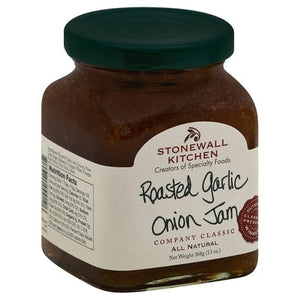 Stonewall Kitchen Jam Roasted Garlic Onion 12/13 OZ [UNFI #155135] [ebt]