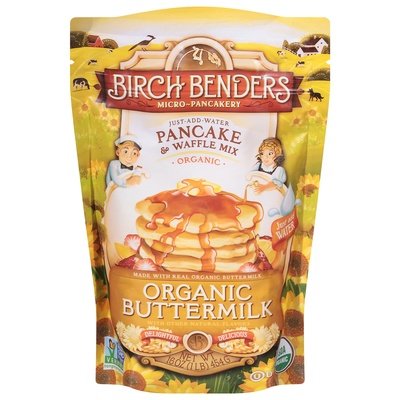 Birch Benders Pancake & Waffle Mix Organic Buttermilk Og2 6/16 OZ [UNFI #2566669] [ebt]