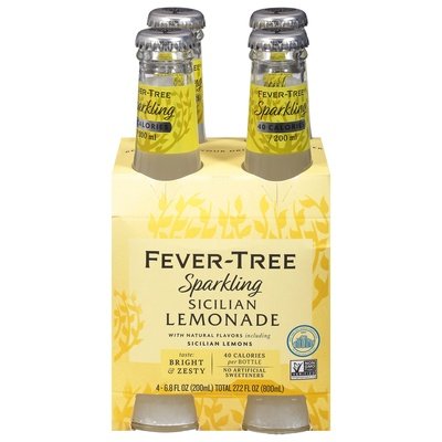 Fever-Tree Tonic Water Sicilian Lemonade Sparkling 6/4/6.8 OZ [UNFI #2895563] [ebt] T