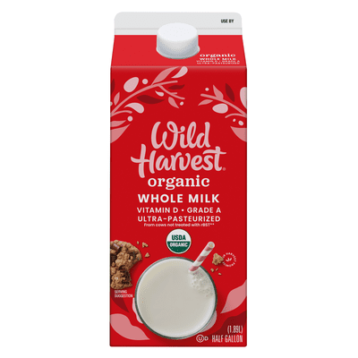 Wild Harvest Ultra Pateurized Whole Milk Og2 6/64 OZ [UNFI #2742831] [ebt] T