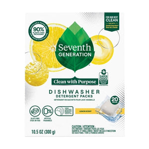 Seventh Generation Auto Dish Pacs Lemon 6/20 CT [UNFI #2926277] T