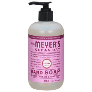 Mrs Meyers Clean Day Hand Soap Peony Scent 6/12.5 OZ [UNFI #1792183] T