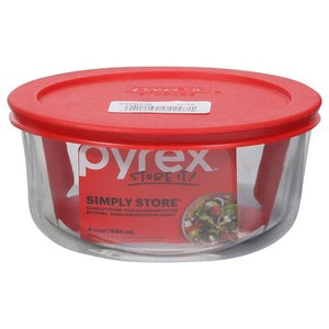 Pyrex Glass Storage Simply Store 4 Cup (946 Ml) 4CT [UNFI #2541175] T