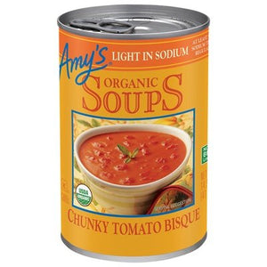 Amys Soups Organic Chunky Tomato Bisque Og2 12/14.5 OZ [UNFI #728972] [ebt]