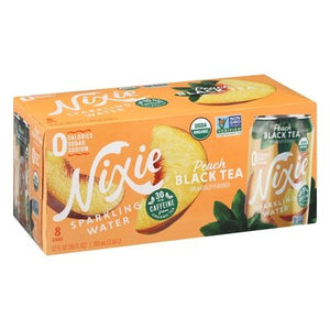 Nixie Sparkling Water Sparkling Water Peach Black Tea Og2 3/8/12 OZ [UNFI #2478691] [ebt] T