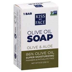Kiss My Face Olive Oil Soap Olive & Aloe 1/8 OZ [UNFI-CARLISLE #496406] T