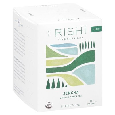 Rishi Tea Green Tea Organic Sencha Sachets Og2 6/15 BAG [UNFI #1608447] [ebt]