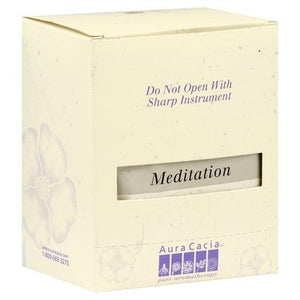 Aura Cacia Mineral Bath Aromatherapy Meditation 6/2.5 OZ [UNFI-CARLISLE #682559] T