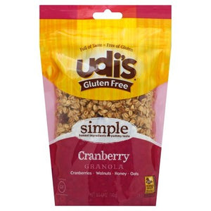Udis Gluten Free Granola Cranberry 6/11 OZ [UNFI #2331031] [ebt]