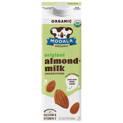Mooala Almondmilk Organic Original Unsweetened Og2 6/32 OZ [UNFI #2953602] [ebt]