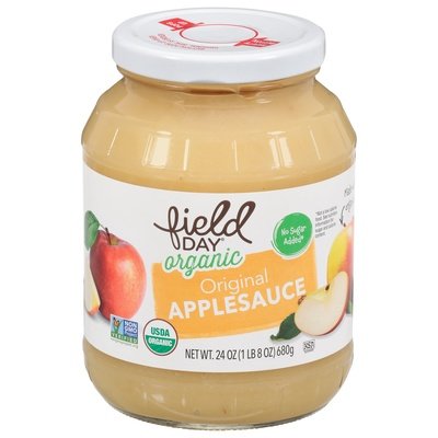 Field Day Applesauce Organic Original Og2 12/24 OZ [UNFI #1816693] [ebt]