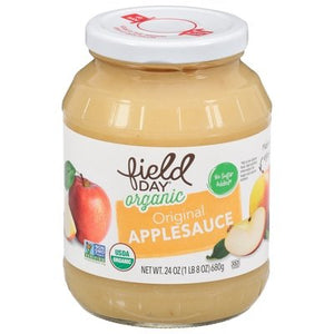 Field Day Applesauce Organic Original Og2 12/24 OZ [UNFI #1816693] [ebt]