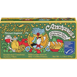 Fishwife Anchovies In Evoo 10/1.73 OZ [UNFI-CARLISLE #2920932] [ebt]