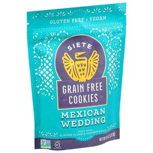 Siete Cookies Grain Free Mexican Wedding 10/4.5 oz [UNFI #2681682 ] [ebt]