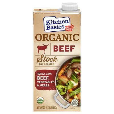 Kitchen Basics Stock Organic Beef Og2 12/32 OZ [UNFI #1846419] [ebt]