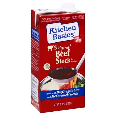 Kitchen Basics Beef Stock Original 12/32 OZ [UNFI #483982] [ebt]