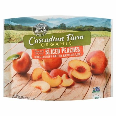 Cascadian Farm Peaches Sliced Premium Og2 12/10 OZ [UNFI #242651] [ebt]