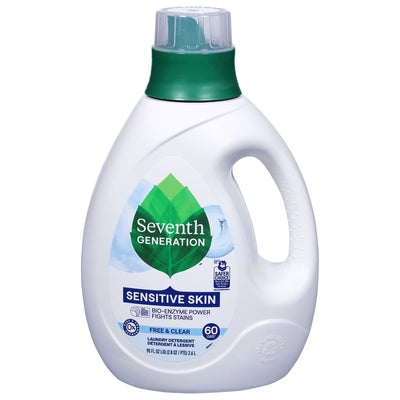 Seventh Generation Laundry Detergent Free & Clear 4/90 oz [UNFI #2865376] T