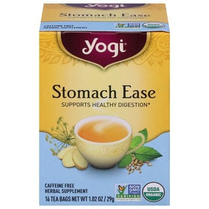 Yogi Stomach Ease Caffeine Free Tea Bags Og2 6/16 BAG [UNFI #355172] [ebt]