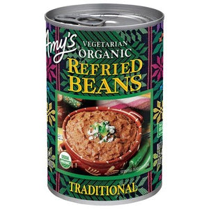 Amys Refried Beans Organic Traditional Og2 12/15.4 OZ [UNFI #319657] [ebt]