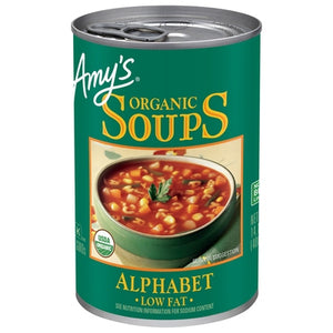 Amys Soup Fat Free Organic Alphabet Og2 12/14.1 oz [UNFI #0319731 ] [ebt]