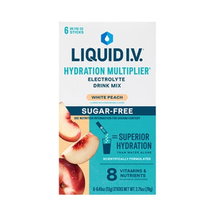 Liquid I V White Peach 1/6 CT [UNFI-CARLISLE #3030988] [ebt]