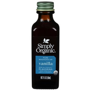 Simply Organic Flavoring Non-Alcoholic Vanilla Pure Madagascar Og2 6/2 OZ [UNFI #1505536] [ebt]