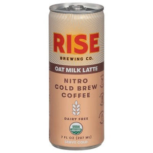Rise Brewing Co Nitro Cold Brew Coffee Dairy Free Oat Milk Latte Og2 12/7 OZ [UNFI #2379857] [ebt]