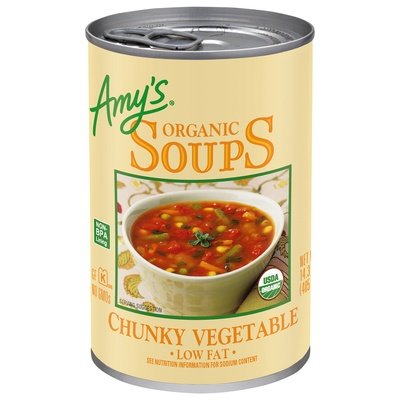 Amys Soups Organic Low Fat Chunky Vegetable Og2 12/14.3 OZ [UNFI #569996] [ebt]