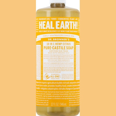 Dr Bronners Citrus Og3 1/32 OZ [UNFI-CARLISLE #322164] T