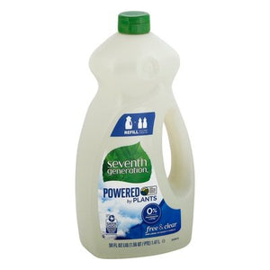 Seventh Generation Dish Liquid Free & Clear Refill 3/50 OZ [UNFI #2926491] T