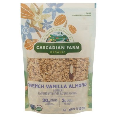 Cascadian Farm Granola Organic French Vanilla Almond Og2 4/11 OZ [UNFI #2941953] [ebt]
