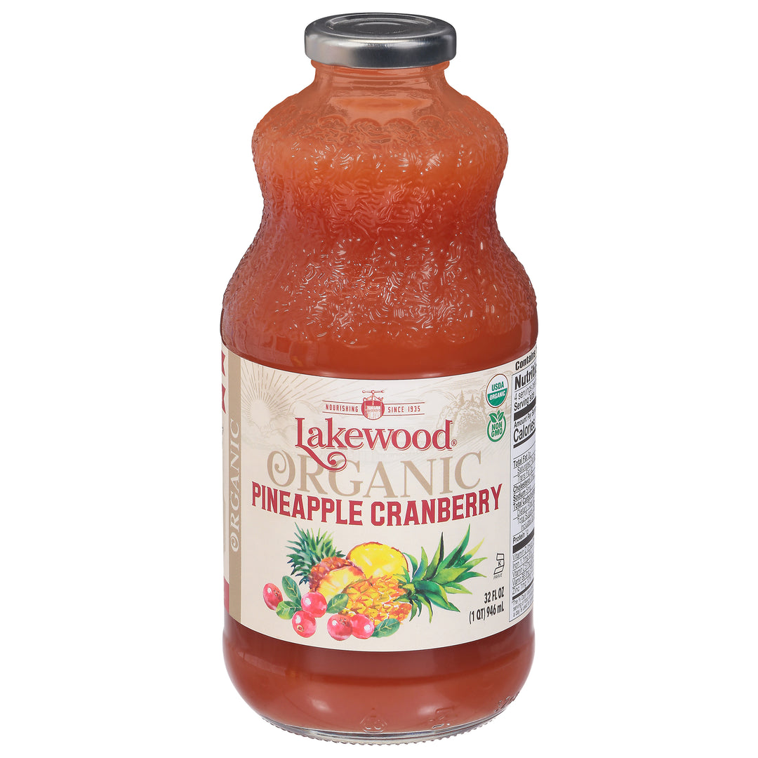 Lakewood Juice Pineapple Cranberry Og2 6/32 OZ [UNFI #2963916] [ebt]