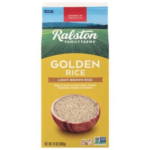 Ralston Family Farms Golden Rice Light-Brown 6/24 OZ [UNFI #2511970] [ebt]