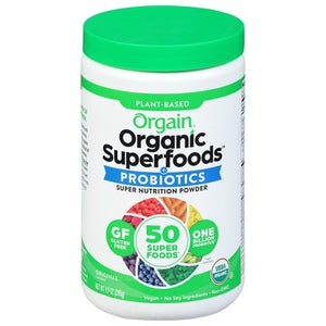 Orgain Super Nutrition Powder Original Flavored Probiotics Og2 1/.62 LBS [UNFI-CARLISLE #1795780]