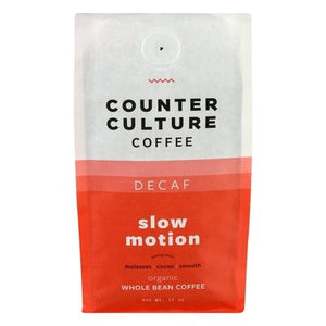 Counter Culture Coffee Coffee Organic Whole Bean Slow Motion Decaf Og2 6/12 OZ [UNFI #2775500] [ebt]