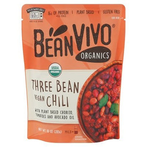 Beanvivo Three Bean Chili Vegan Mild Og2 6/10 OZ [UNFI #2697902] [ebt]