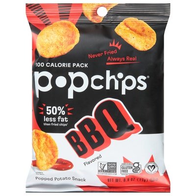 Popchips Popped Potato Snack Bbq Flavored 24/.8 OZ [UNFI #840967] [ebt]