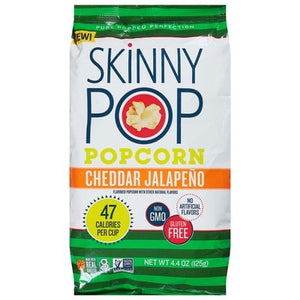 Skinnypop Popcorn Popcorn Cheddar Jalapeno 12/4.4 OZ [UNFI #3031051] [ebt]