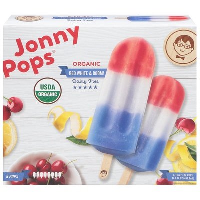 Jonnypops Pops Organic Red White & Boom! Og2 6/14.8 OZ [UNFI #2596286] [ebt]