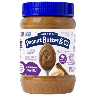 Peanut Butter & Co Peanut Butter Spread Cinnamon Swirl 6/16 OZ [UNFI #2800290] [ebt]