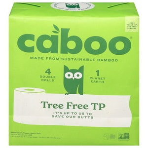 Caboo Bamboo Bath Tissue Double Rolls 2 Ply 10/4 PACK [UNFI #2850873] T