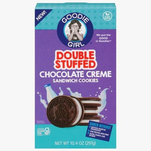 Goodie Girl Sandwich Cookies Chocolate Creme Double Stuffed 6/10.4 OZ [UNFI #3006517] [ebt]