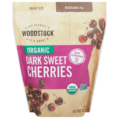 Woodstock Cherries Organic Dark Sweet Value Size Og2 6/32 OZ [UNFI #2252393] [ebt]