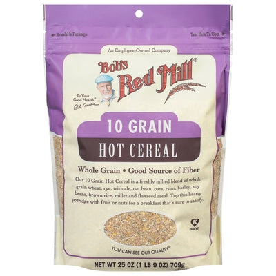 Bobs Red Mill Hot Cereal 10 Grain 4/25 oz [UNFI #3148202 ] [ebt]