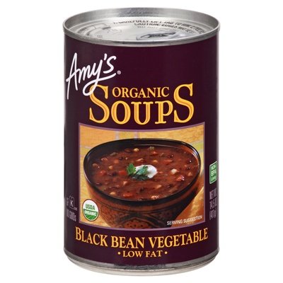 Amys Soup Low Fat Organic Black Bean Vegetable Og2 12/14.5 OZ [UNFI #973735] [ebt]