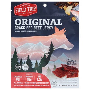 Field Trip Beef Jerky Original Grass-Fed 9/2.2 OZ [UNFI #1765437] [ebt]